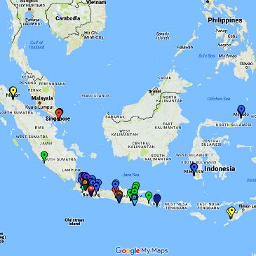 Lokasi dan Peta (Google Map) Program Kuliah Lanjutan Nomor